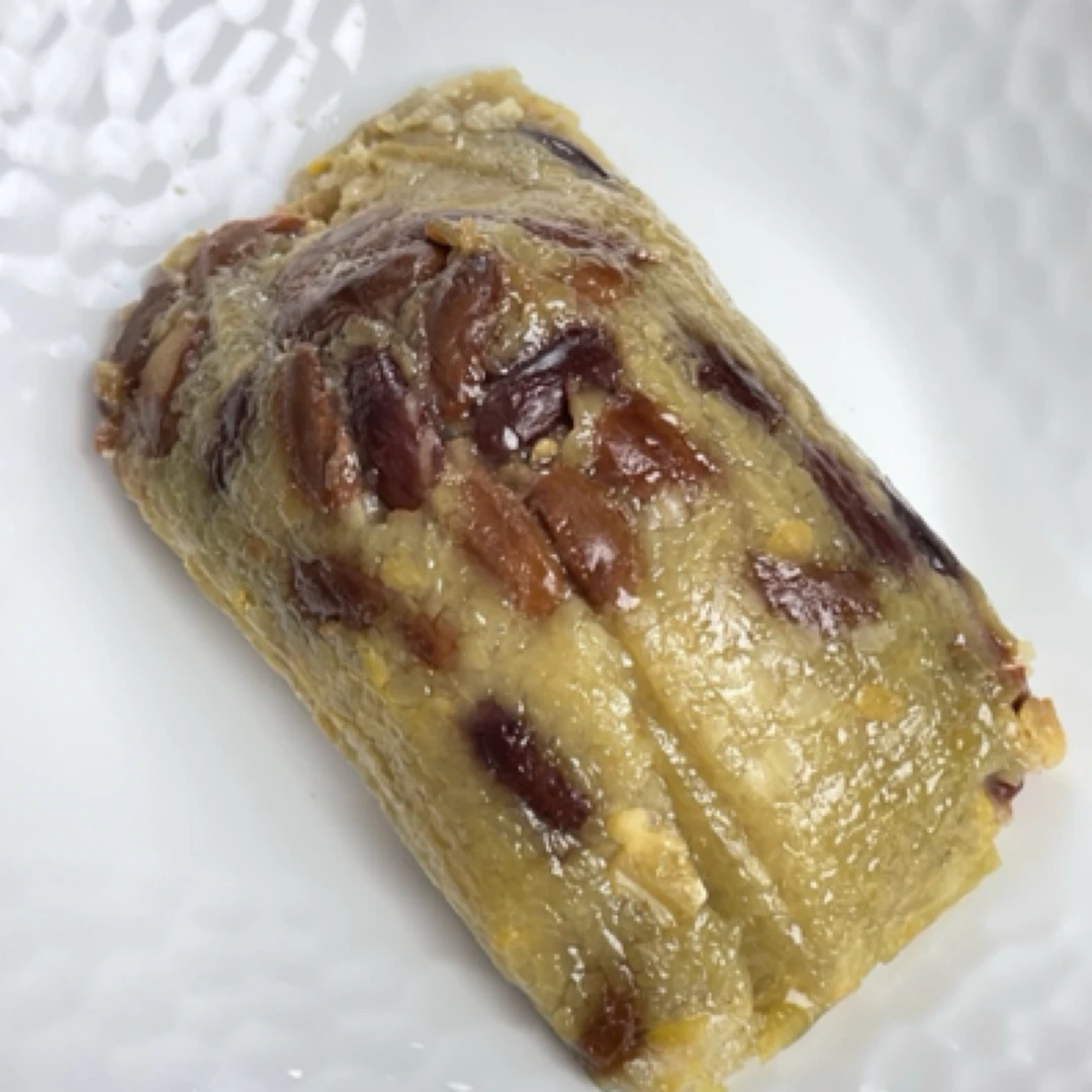 广西传统美食【糯米花豆绿豆大肉粽】