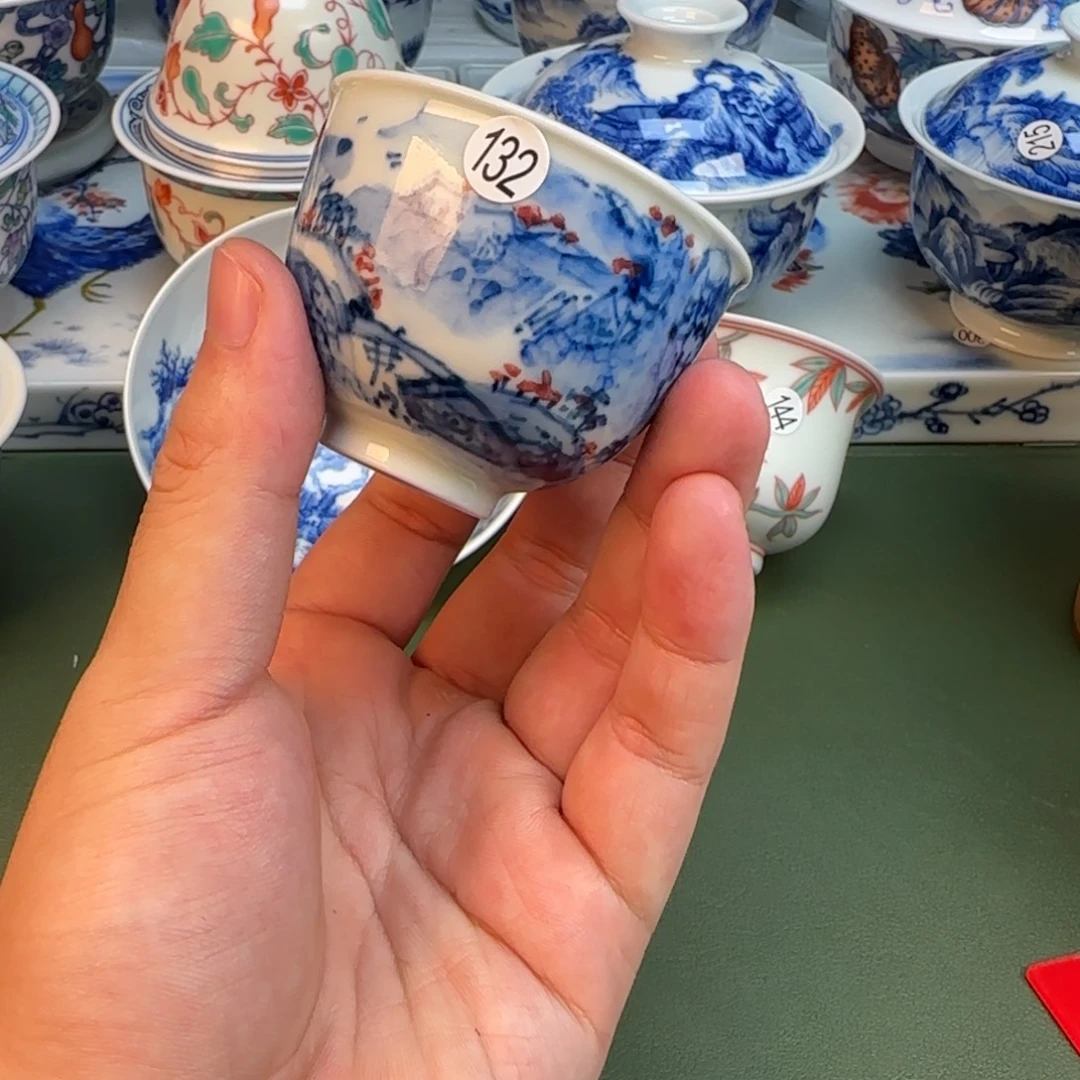 彦祖纯手工手绘茶具132