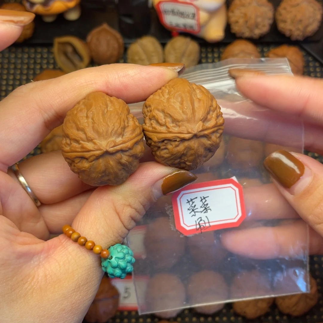 菜****吊坠文玩核桃32尺全品闷尖元宝