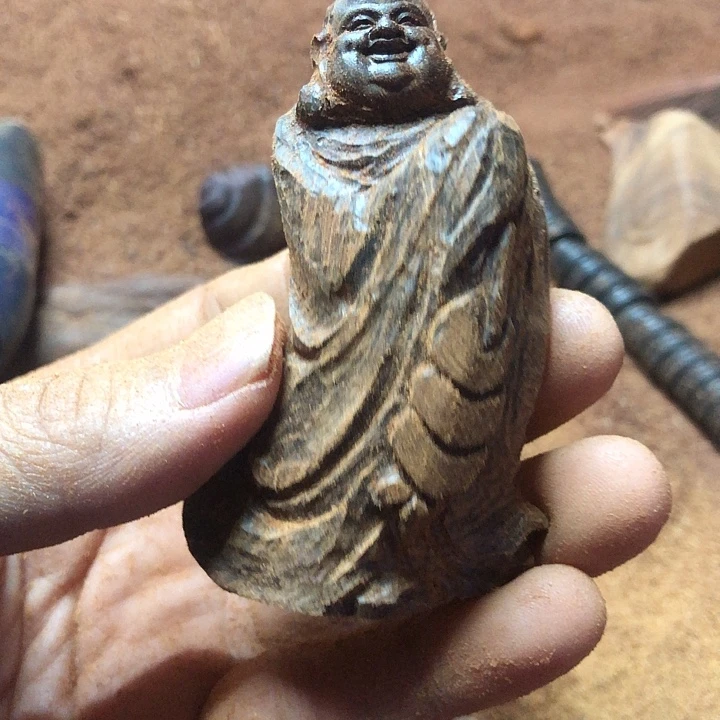 香榧木海南黄花梨油梨手把件