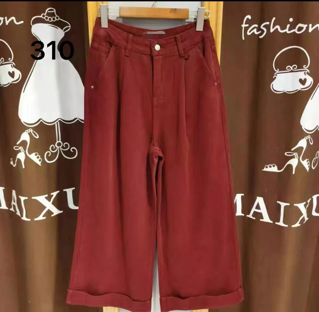 310休闲裤秋冬百搭高腰直筒潮流舒适简约白色宽松长裤卫裤夏季