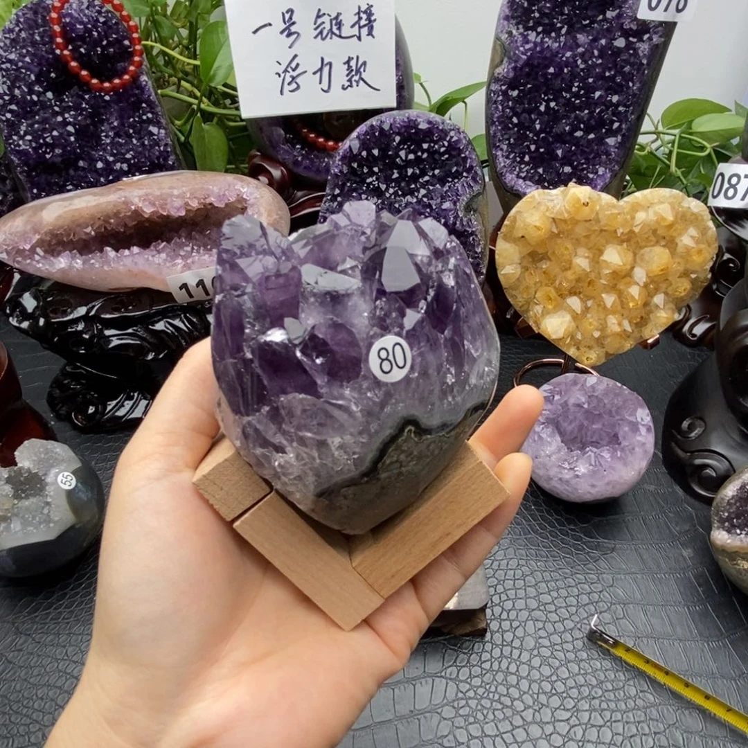 大型摆件（非配饰）紫晶未镶嵌