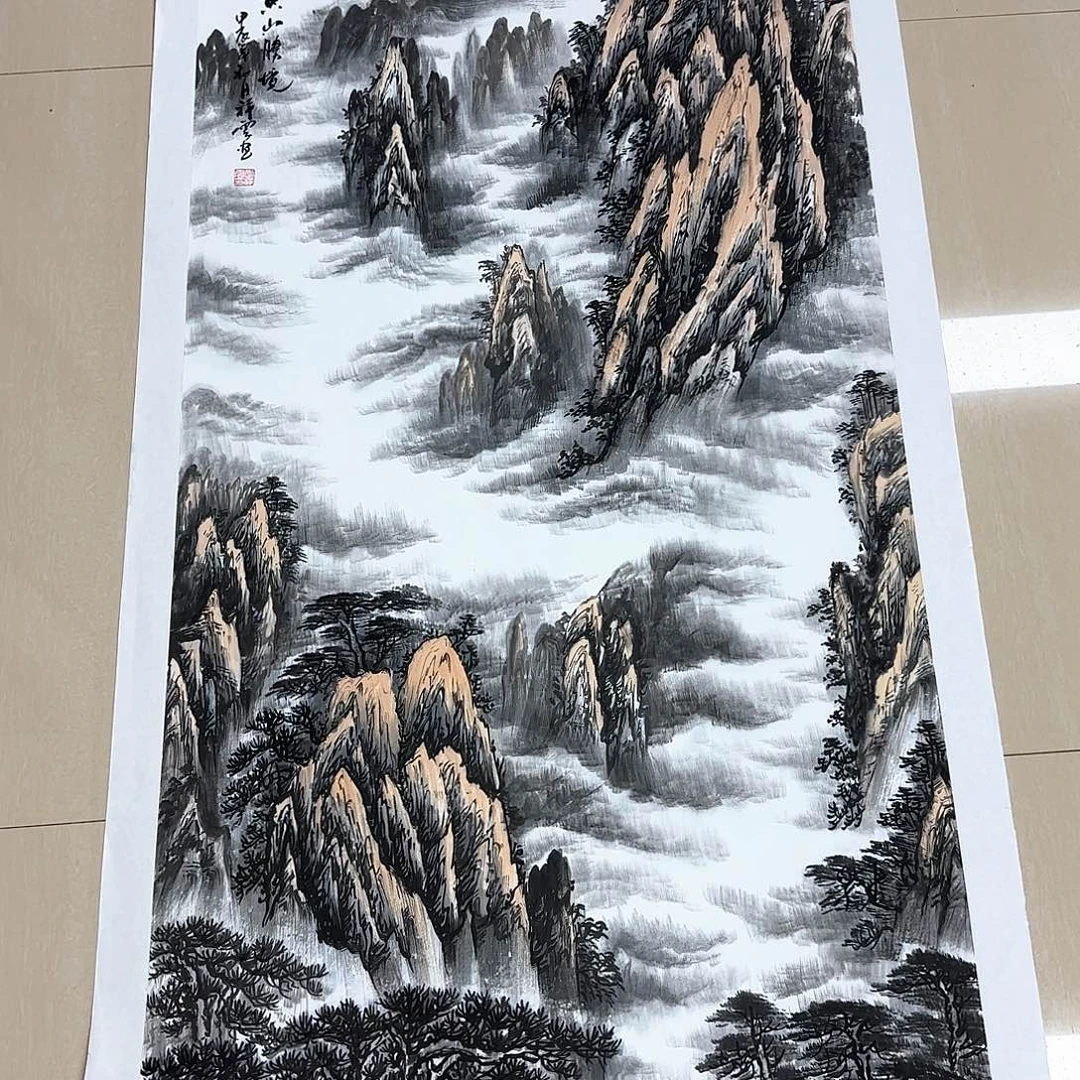 国画国画作品集一个由
