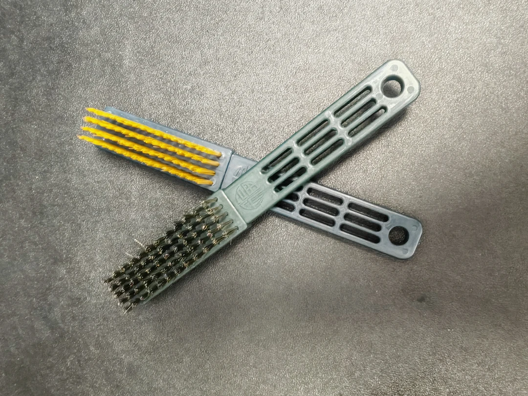 文玩核桃打底刷子套装软钢丝刷金麦芒纳米刷一套通刷