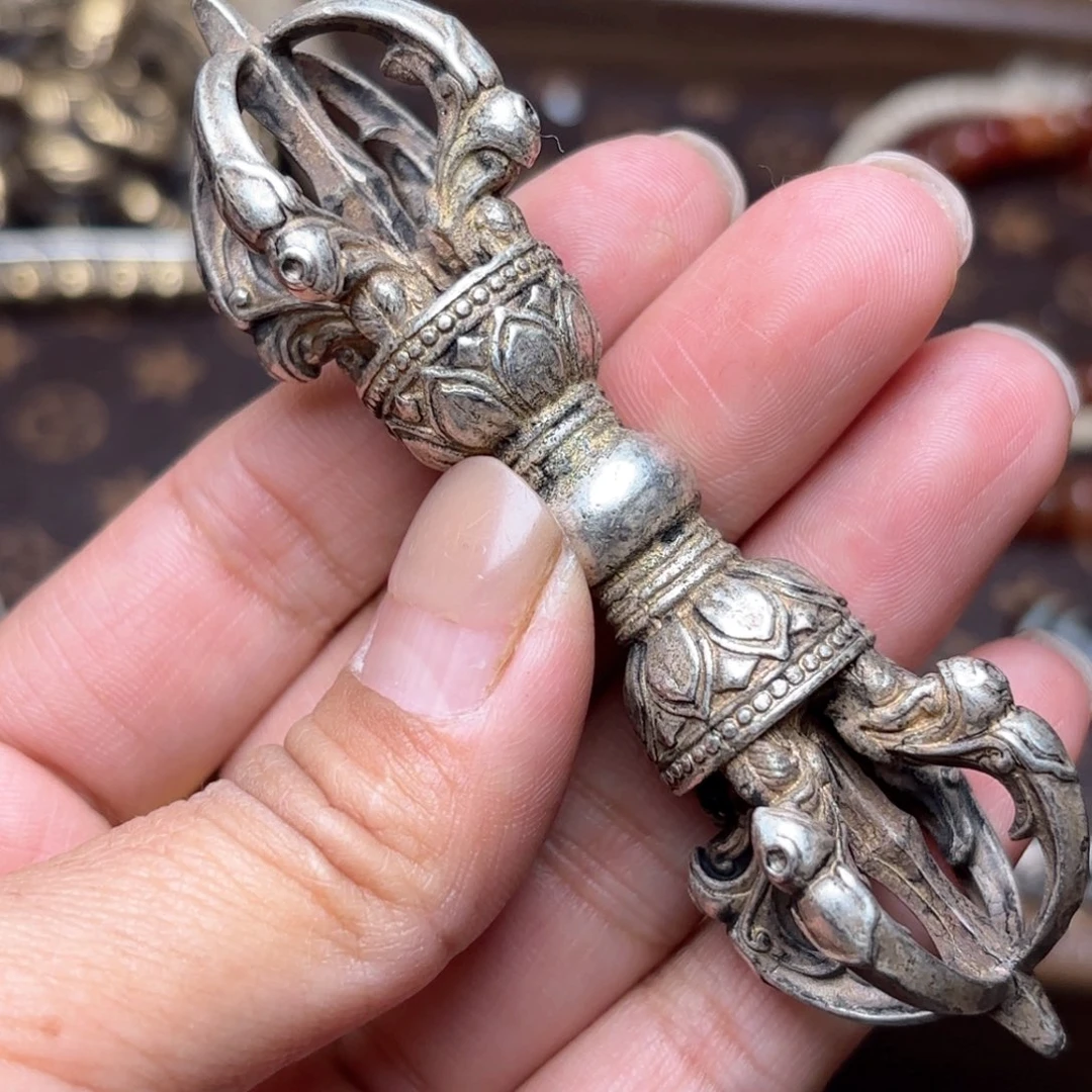 铜星月菩提吊坠项链