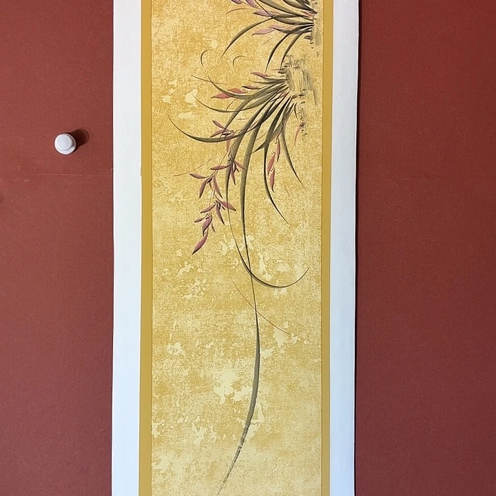 国画听兰老师花鸟
