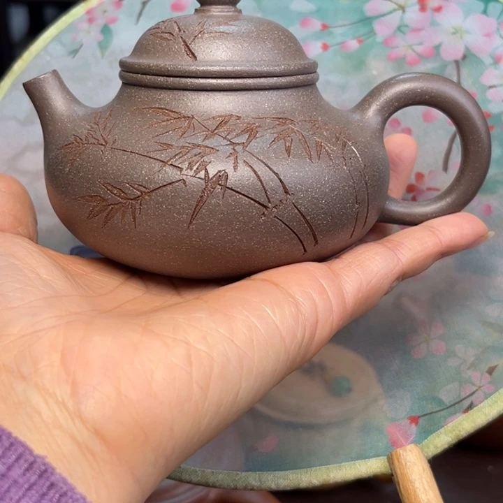 紫砂茶壶手工制作原矿紫砂