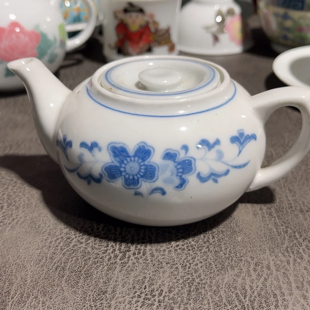 醴陵高温瓷老厂瓷微瑕群力300毫升微瑕