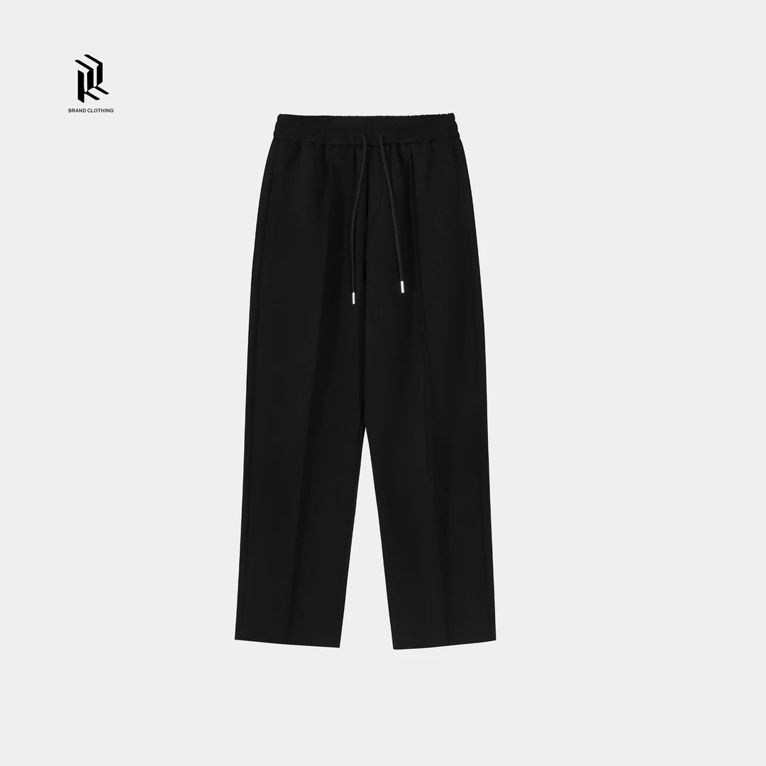 【非黑即白】秋冬休闲直筒裤男秋季新款抗皱斜纹百搭显腿长裤q43