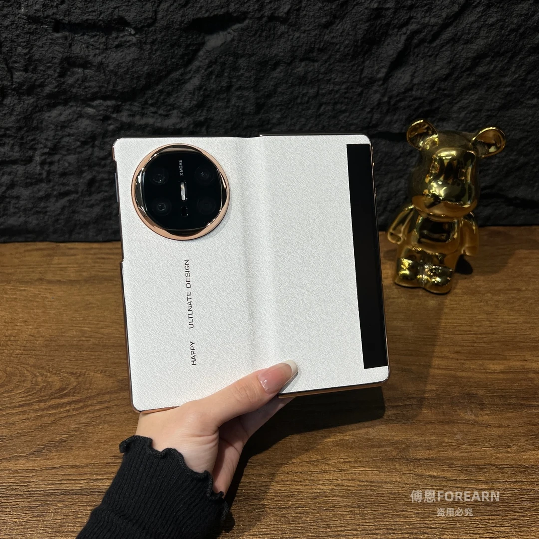 适用于华为matex6手机壳matex5真皮matex3折叠屏x6翻盖保护套全包