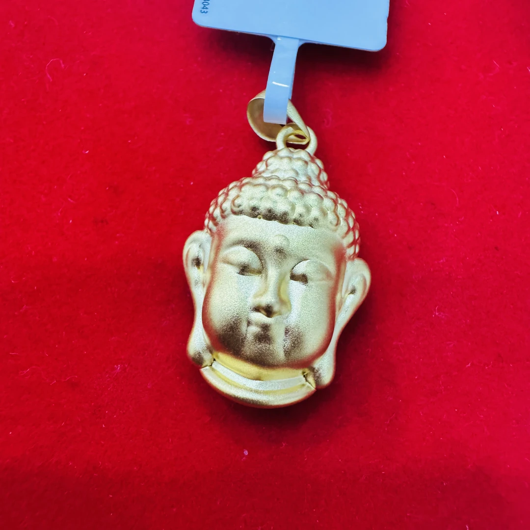 【莹莹专享】足金999 佛头 GP 0.99 攒金有道