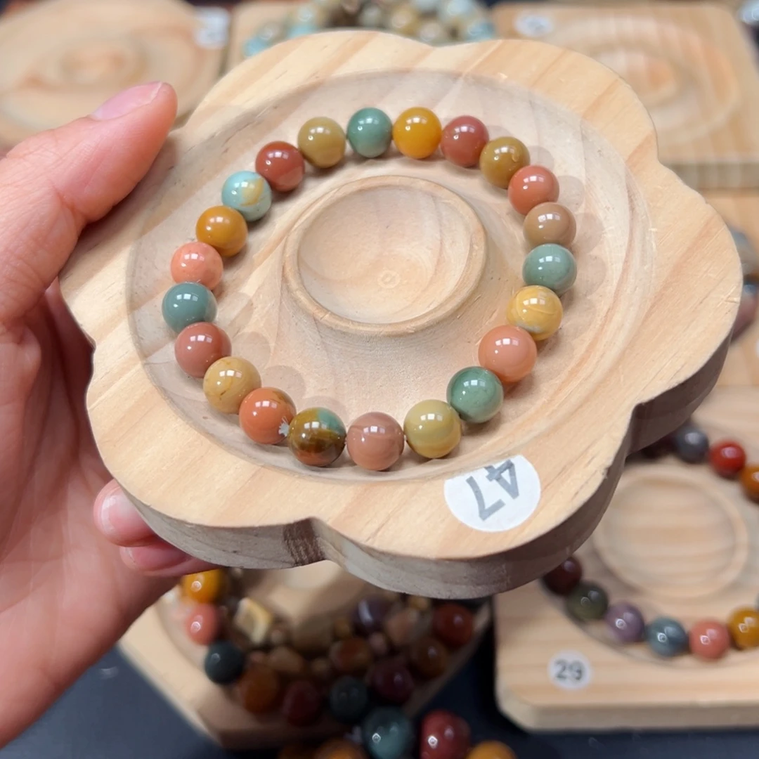 萍***儿石英质玉未镶嵌手链139