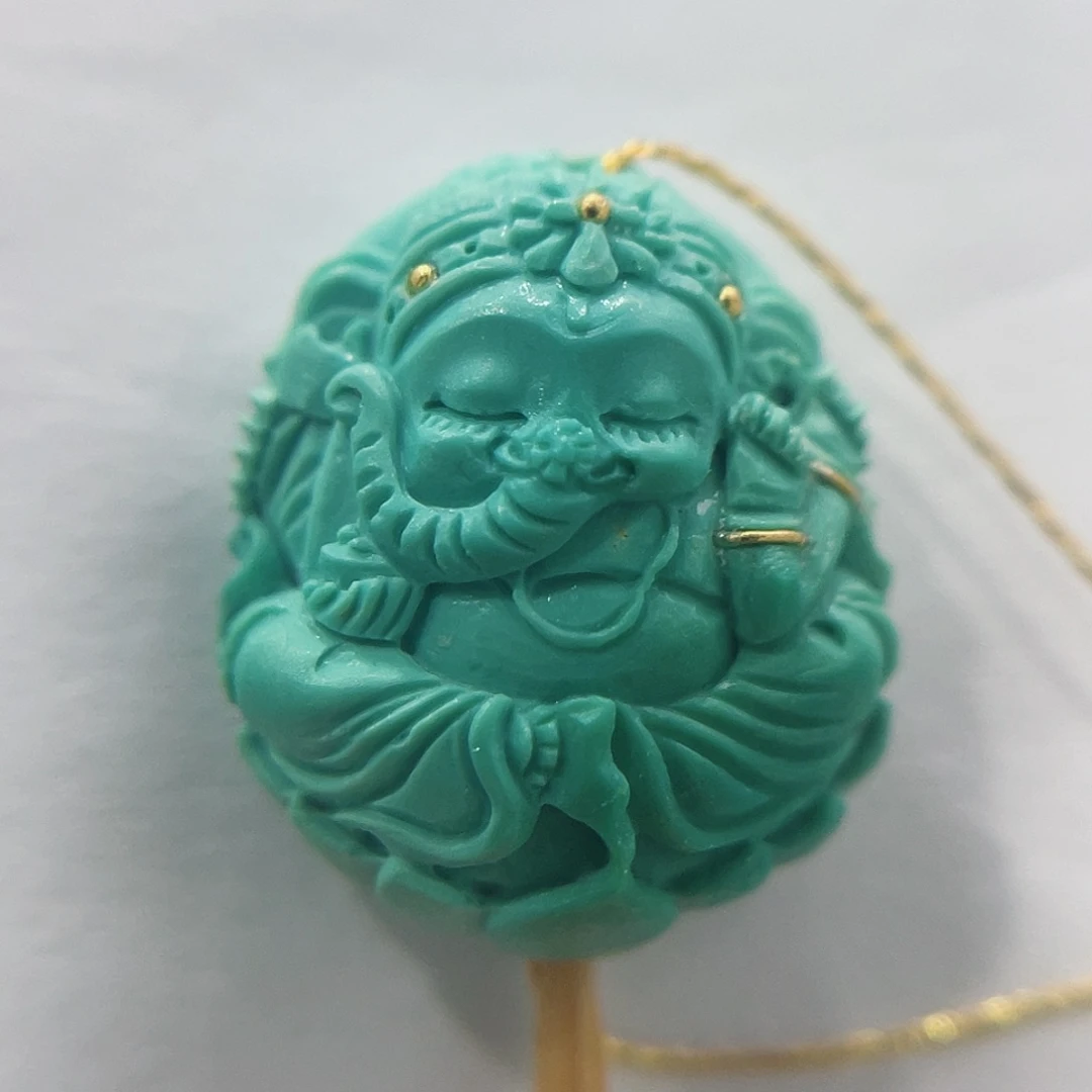 未镶嵌绿松石珠宝奇石