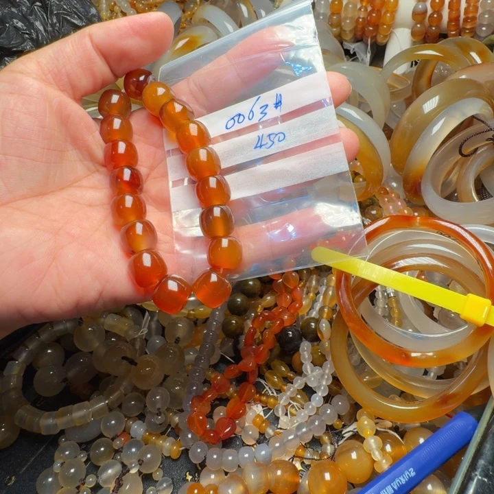 玛瑙/玉髓颈饰合金借***秋0063