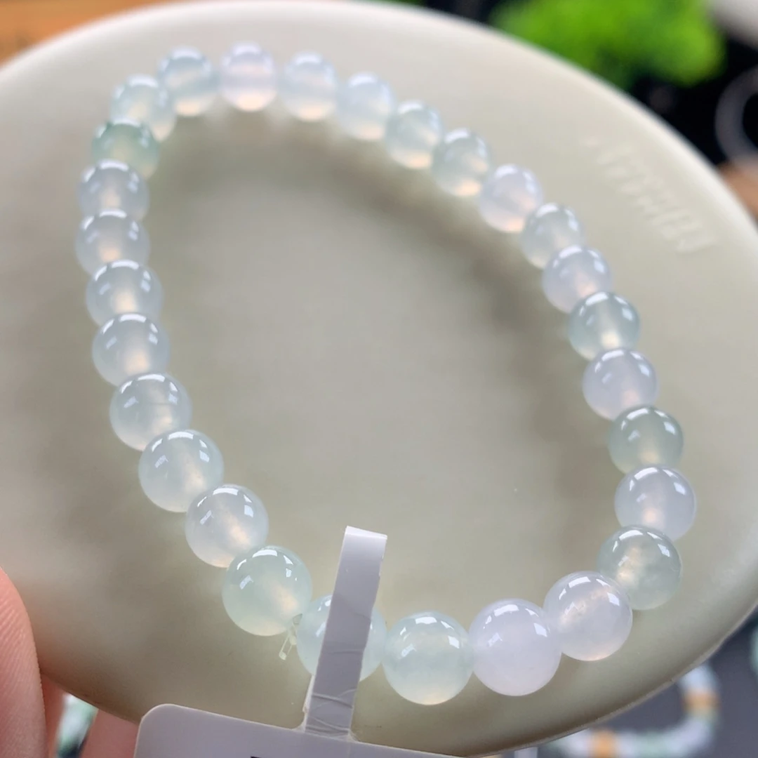 翡翠未镶嵌手链卡6.5