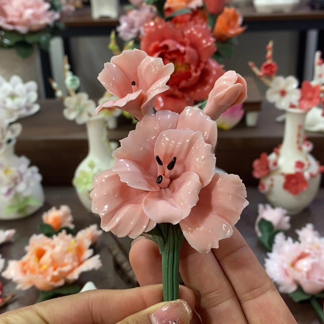 瓷片陶瓷工艺品摆件