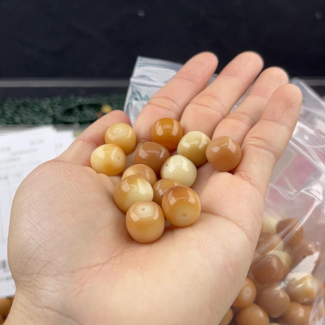 白玉菩提吊坠迟**钱z 13mm/30+6/福利暖橘