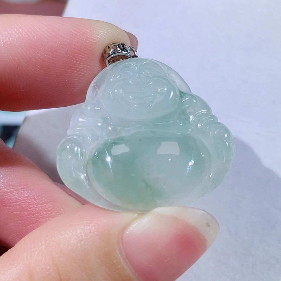 颈饰未镶嵌翡翠佛公