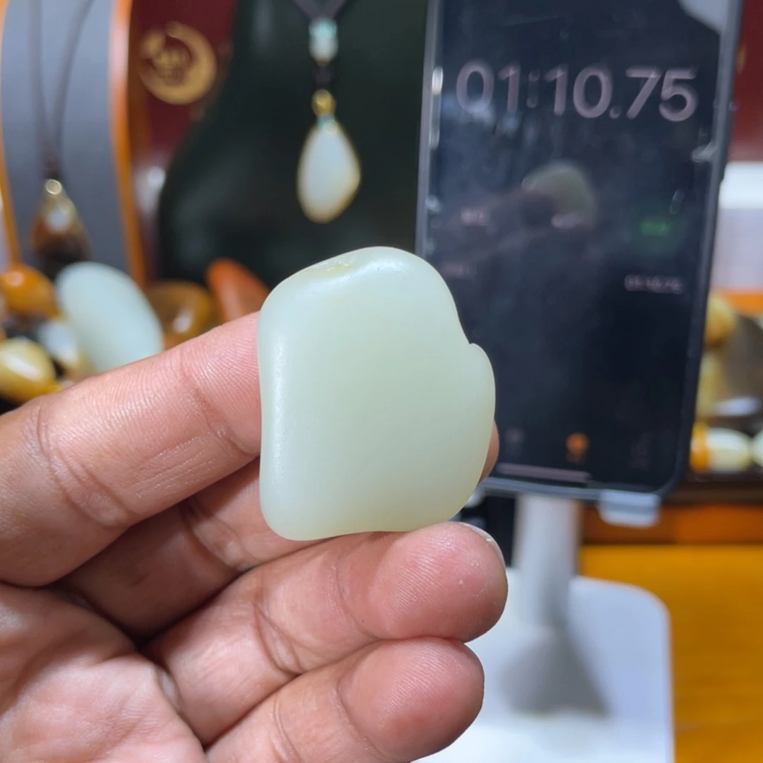 和田玉（白玉）挂件未镶嵌M**S