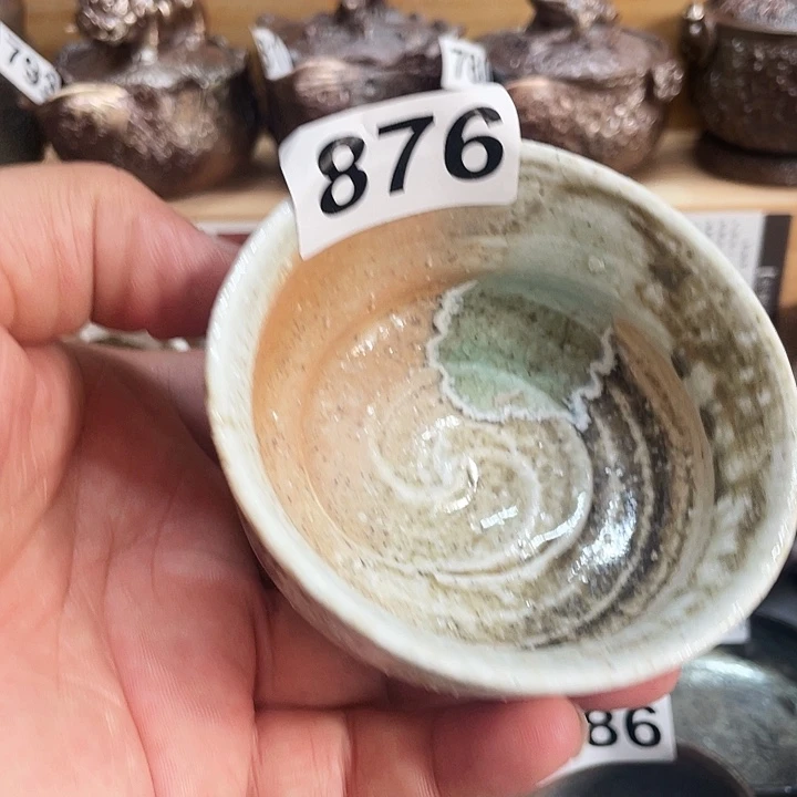 茶杯紫砂柴烧纯手工876