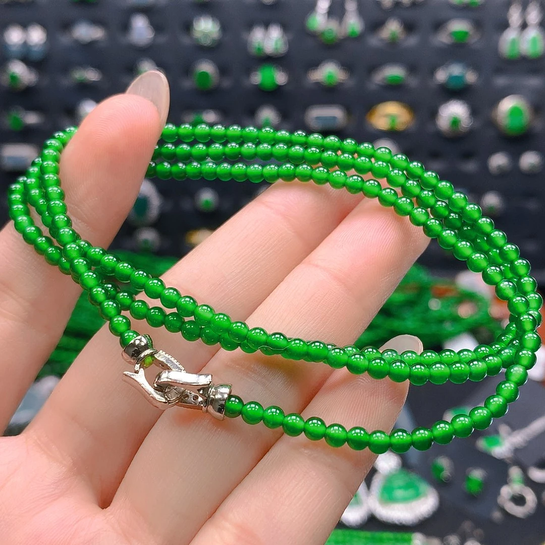 翡翠未镶嵌吊坠(不含链)项链3