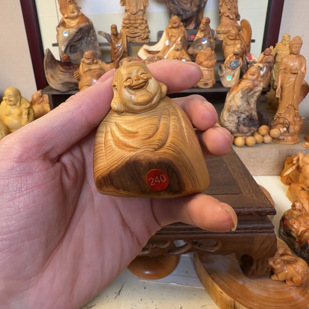 崖柏小木匠艺雕一物一拍