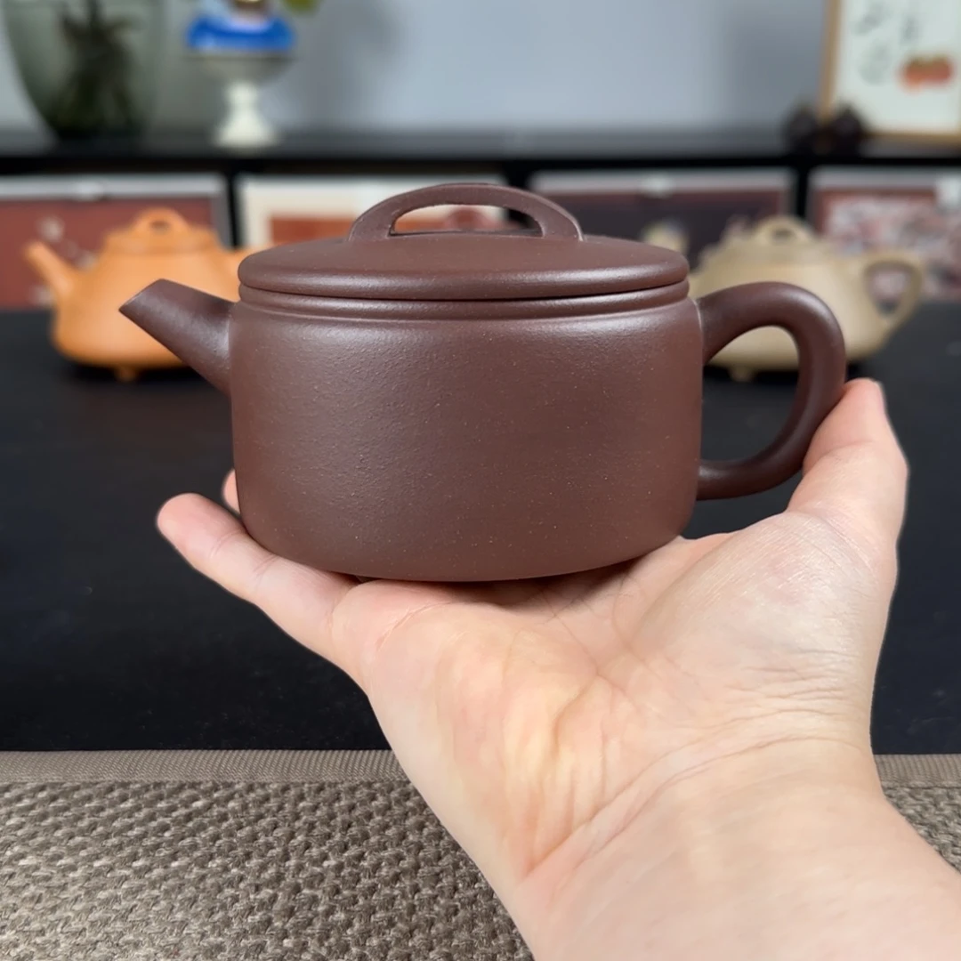 紫砂茶壶微瑕汉瓦