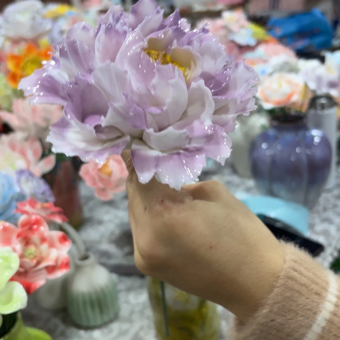 陶瓷花，拍满20发货，退款拉黑