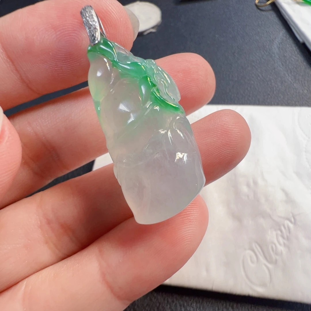 18K金镶嵌手链翡翠