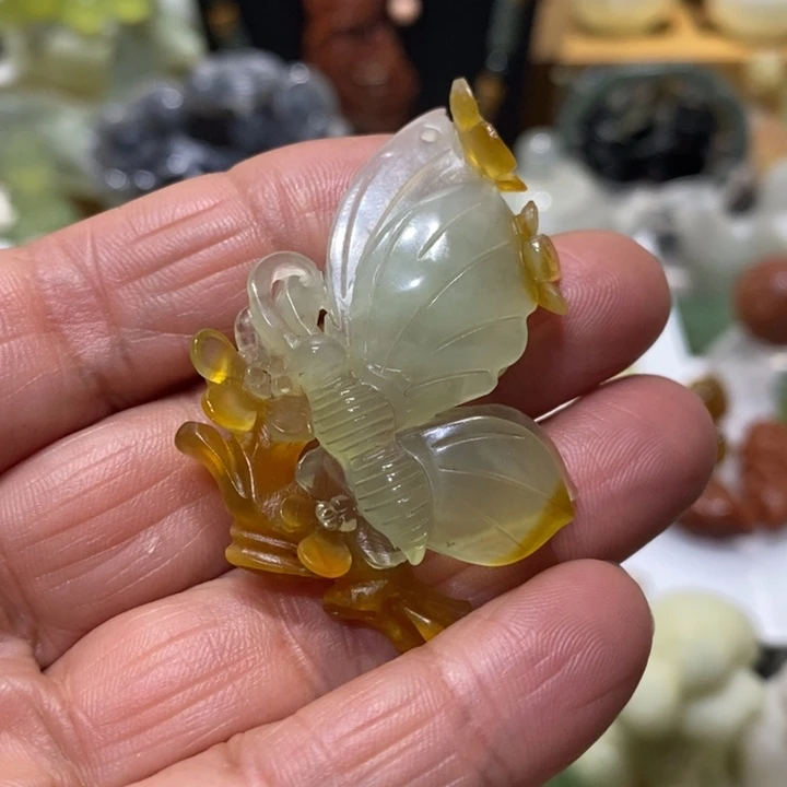 蛇纹石玉挂坠未镶嵌用****5