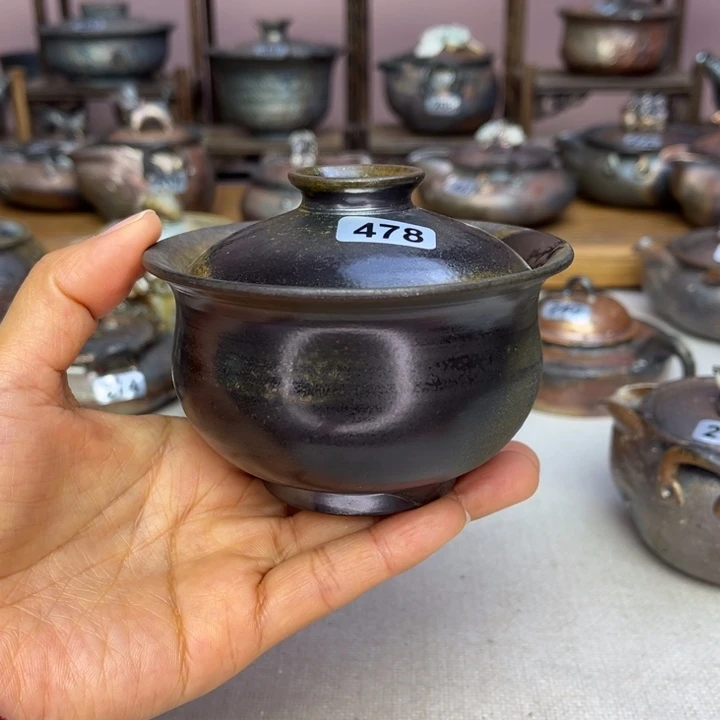 壶裸柴烧陶瓷茶具