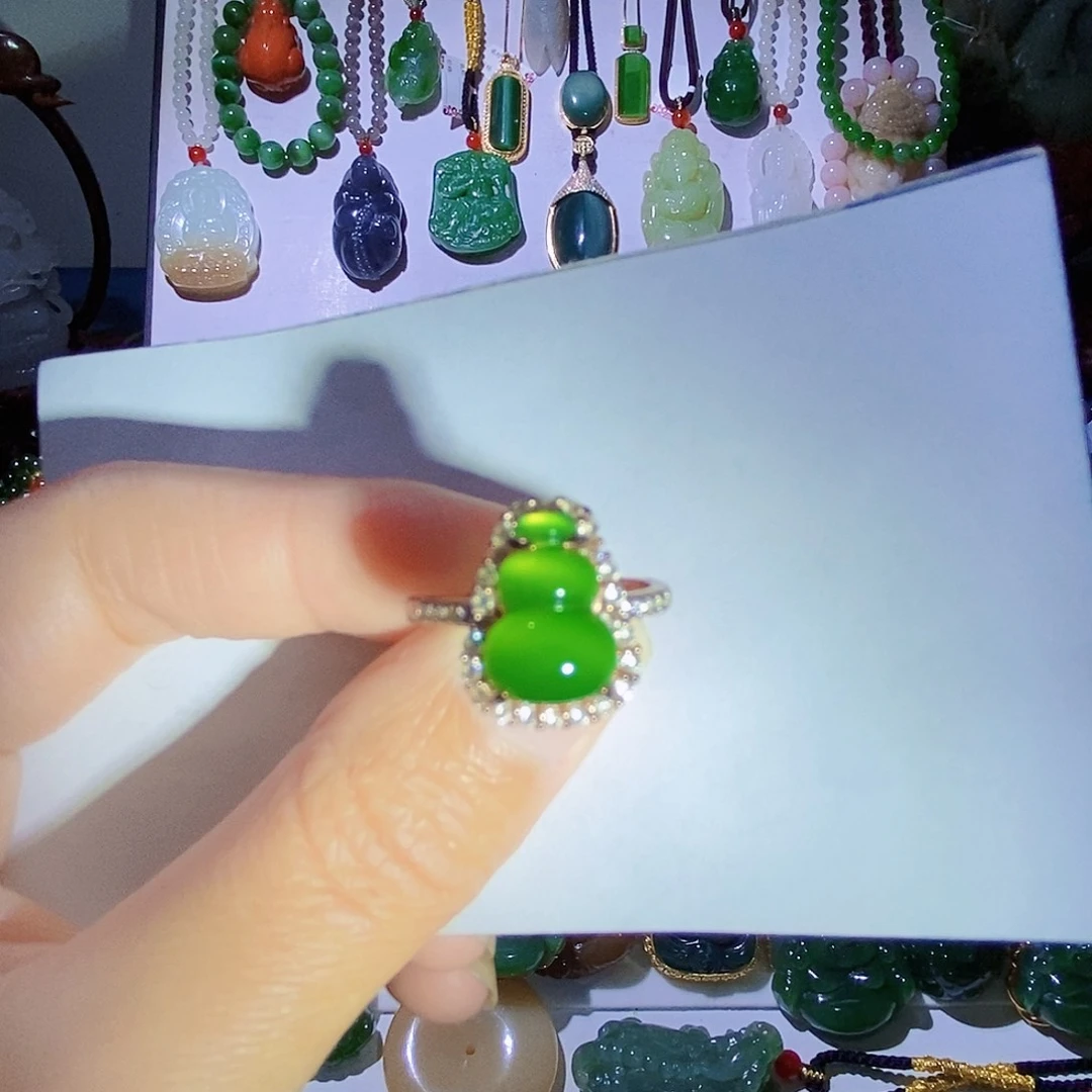 和田玉银S925镶嵌颈饰