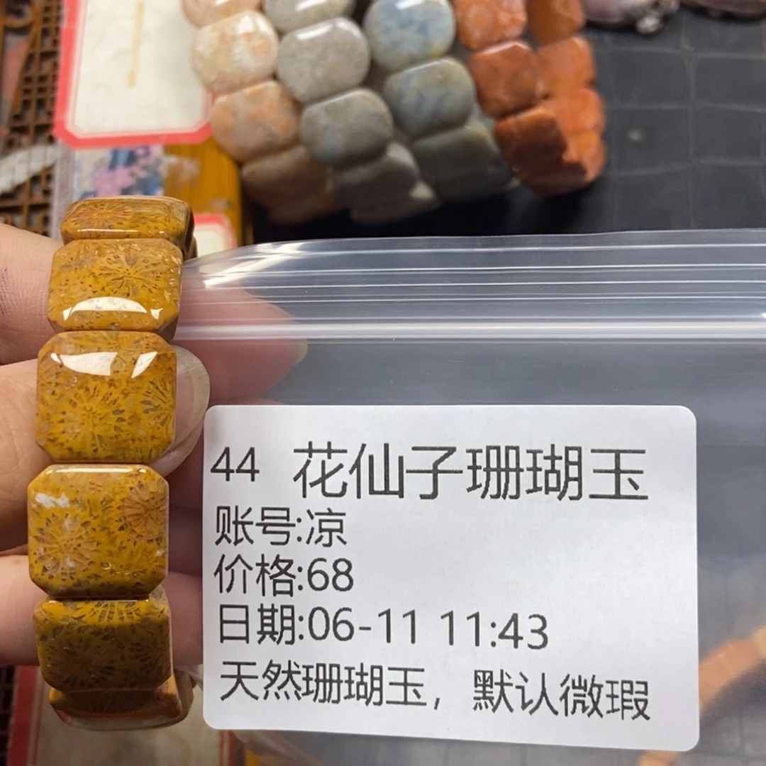 凉***硅化珊瑚（珊瑚玉）硅化珊瑚玉合金44