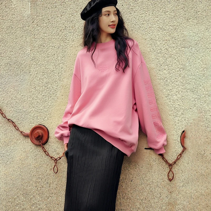 39359【N系列】宽松抓绒大卫衣Q23D1H7515