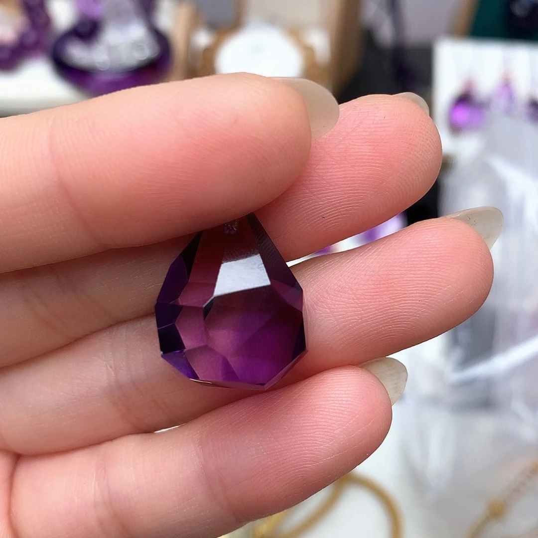 颈饰紫晶未镶嵌L特价