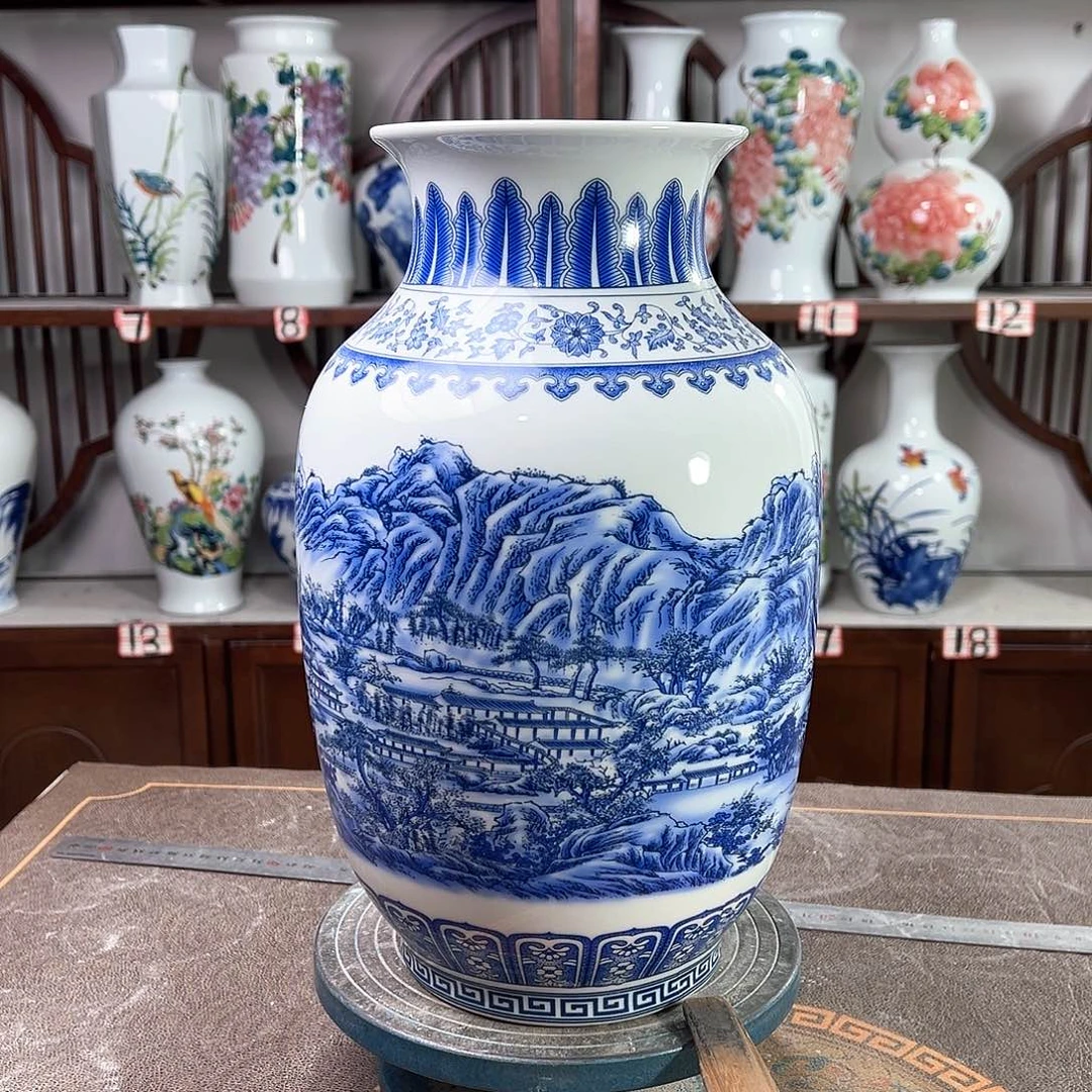 摆件景德镇陶瓷富春