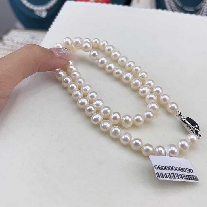 淡水珍珠未镶嵌颈饰7➕炫彩