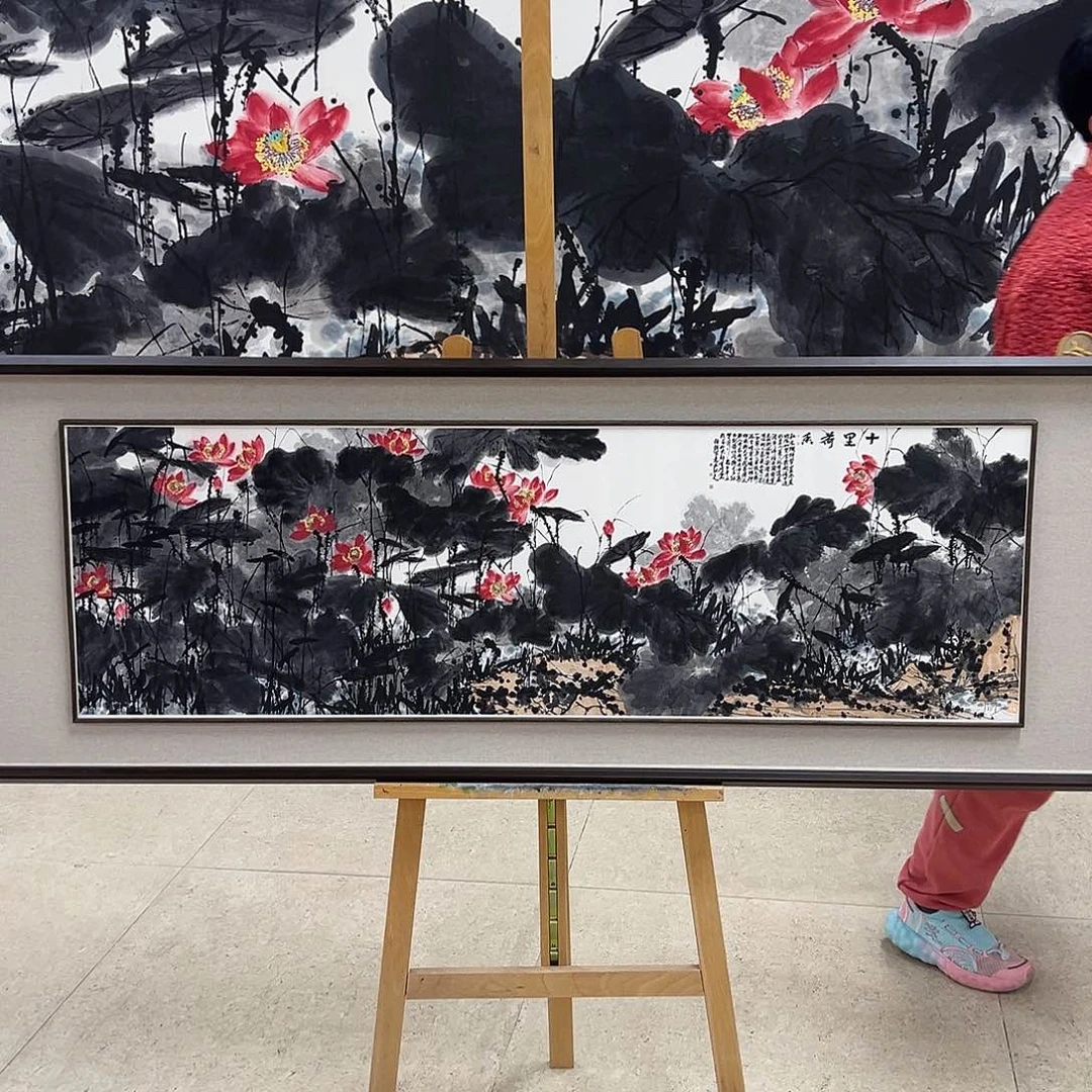 绘画亲笔签名 原章版画 不带框