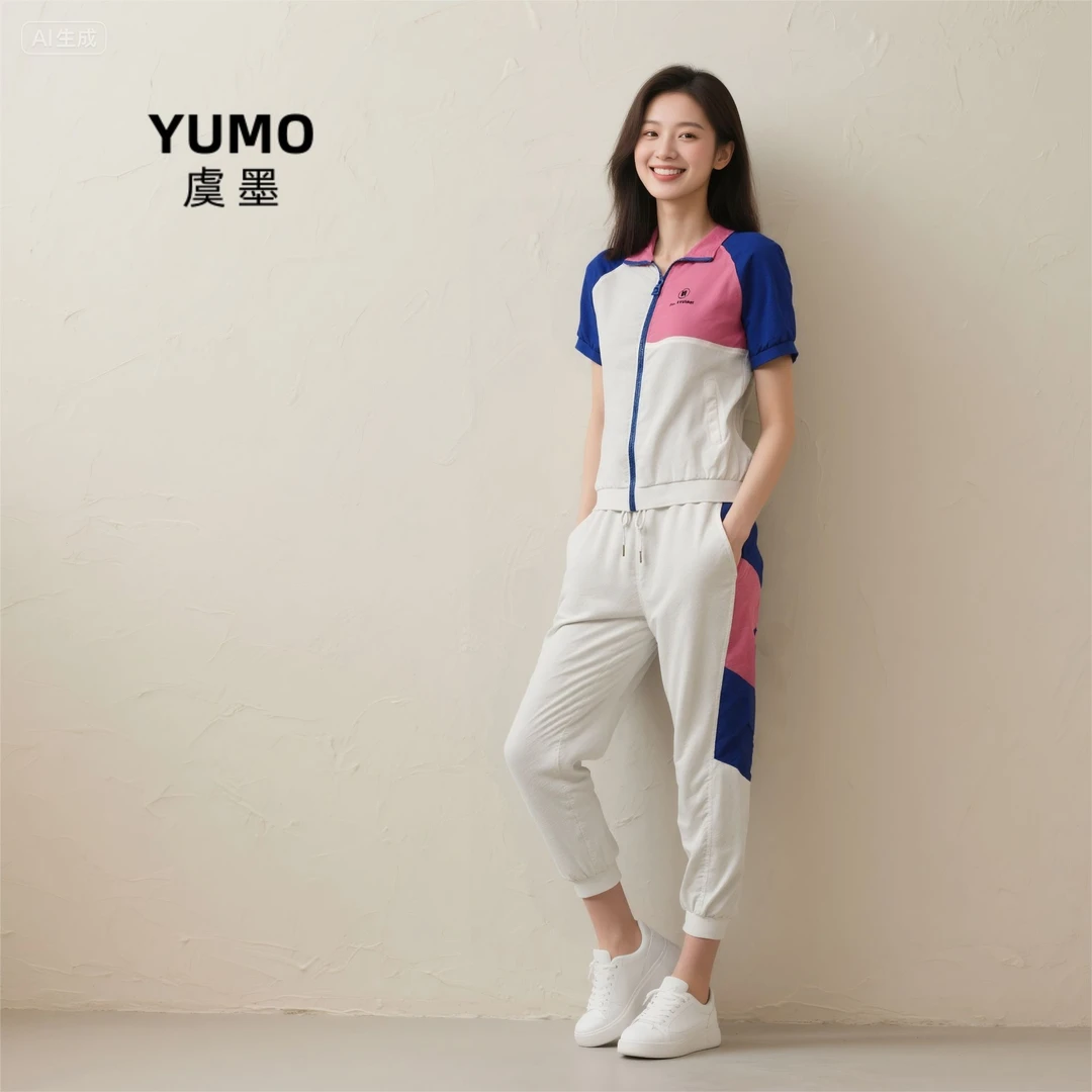 W894时尚运动套装休闲风夏季宽松