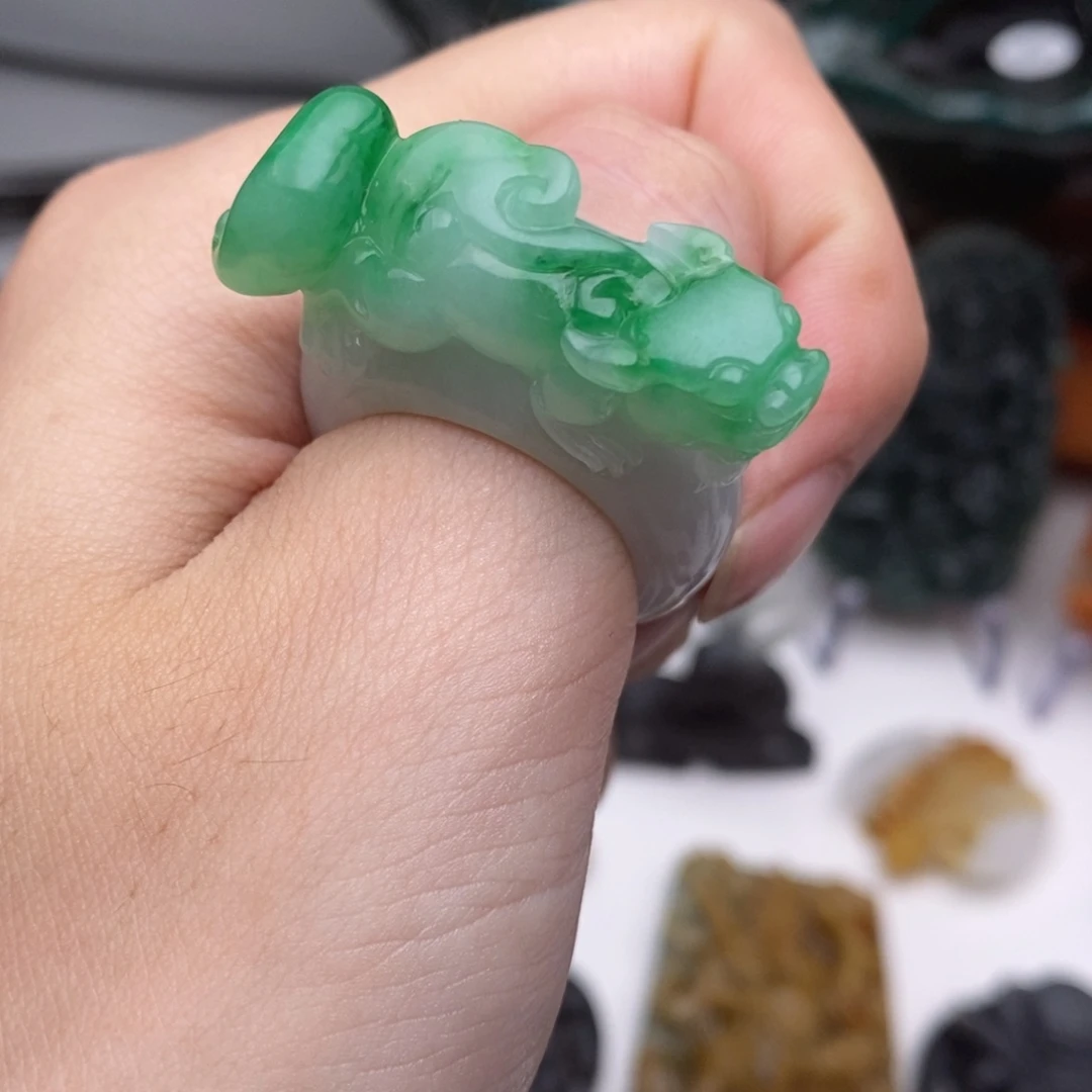 未镶嵌定制翡翠扳指