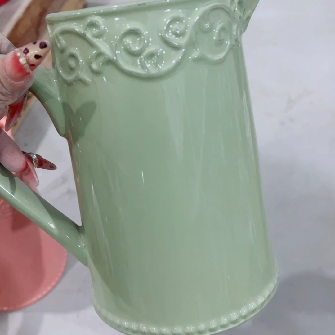 有孔，陶瓷花盆满10米包邮发货