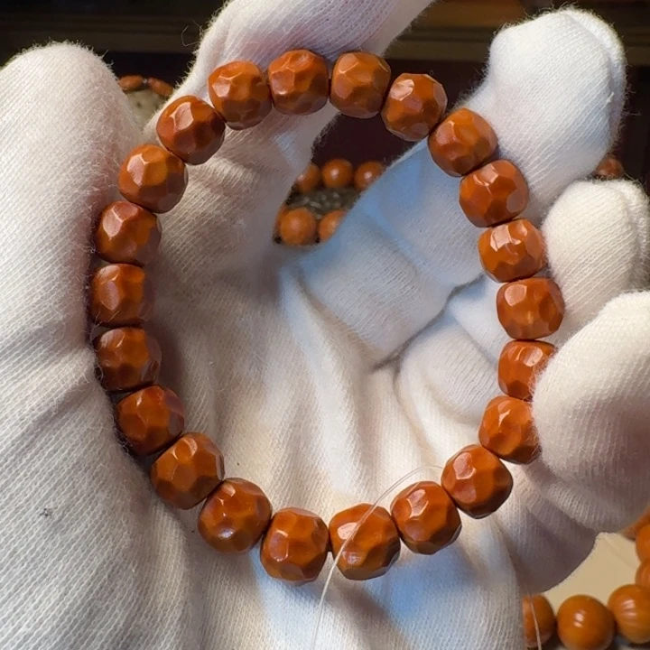 浅***！橄榄核手串/手链手工无相