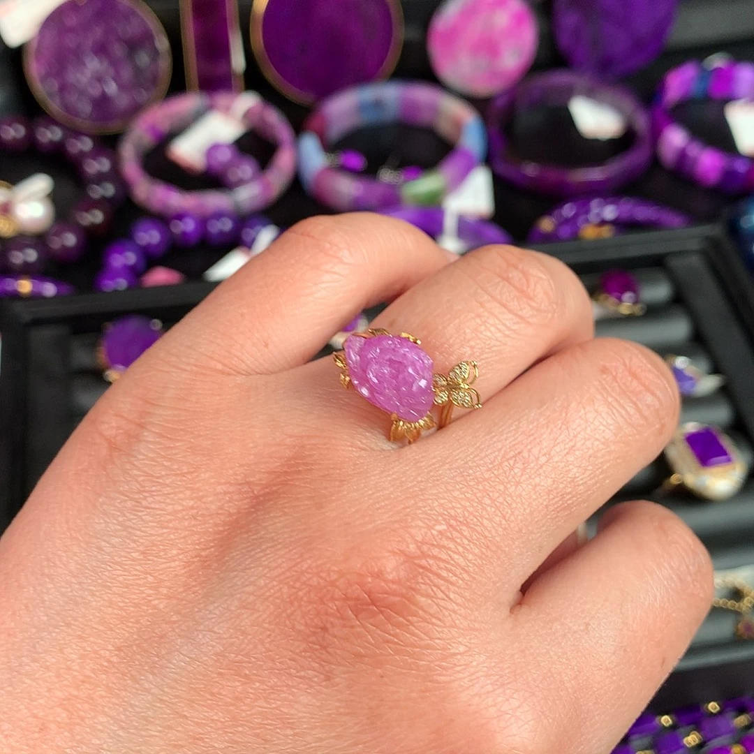 苏纪石（舒俱来）未镶嵌戒指