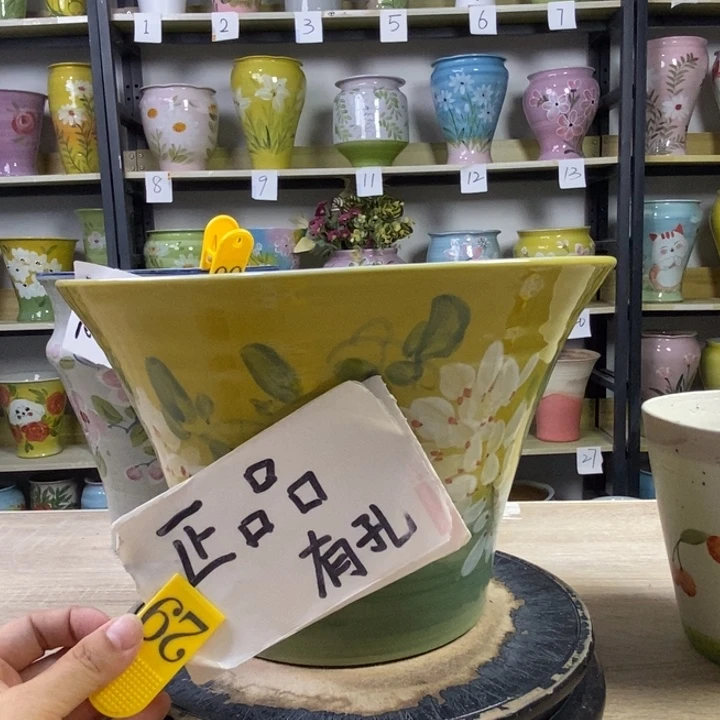 景德镇高温陶瓷花盆