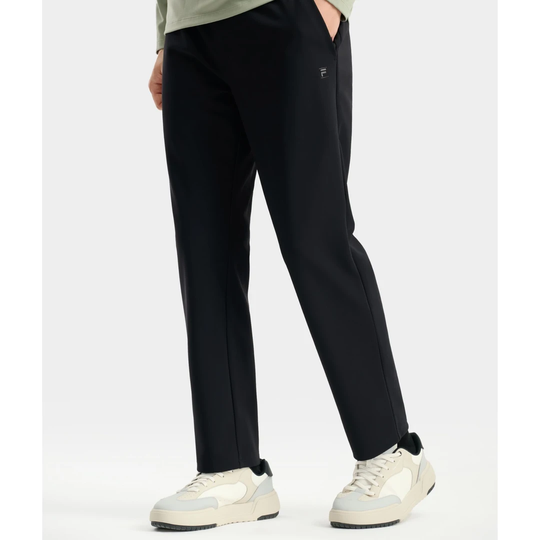 Fila/斐乐男【加绒亲肤】秋冬新款弹力户外休闲针织长裤F11M543606F