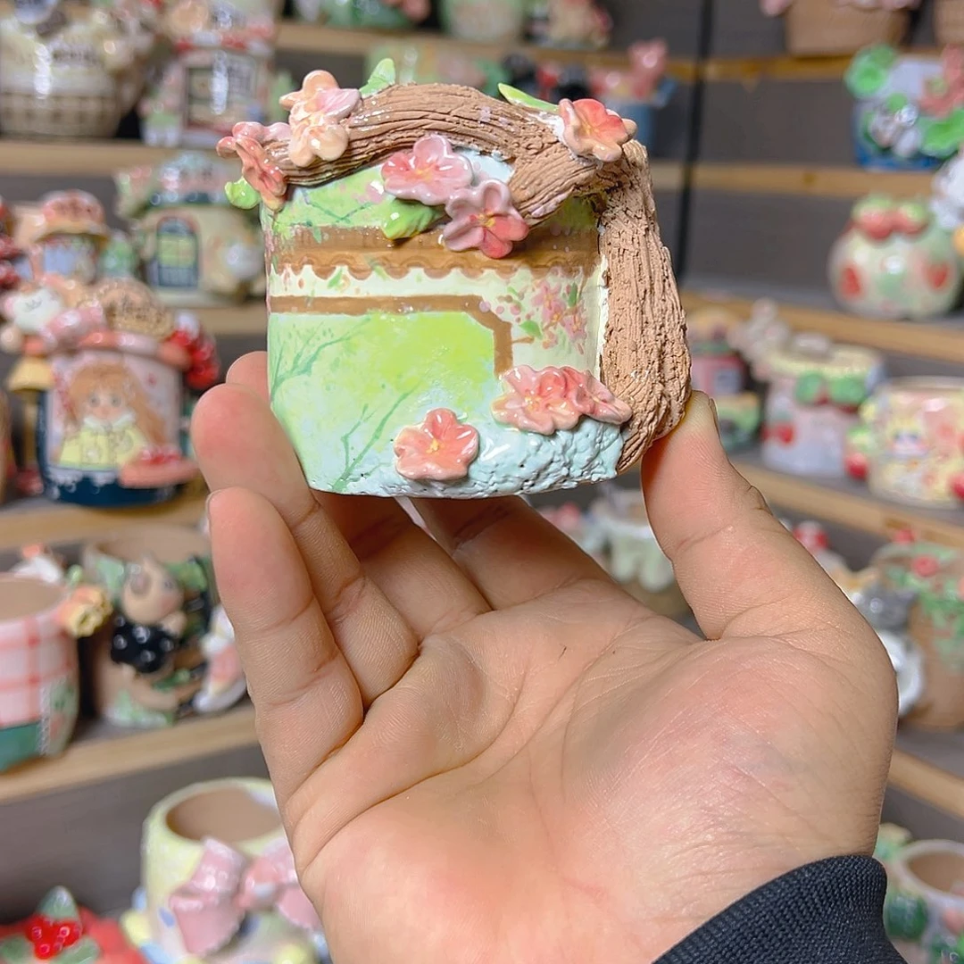 ⦮***⦯老梧家的手工多肉花盆