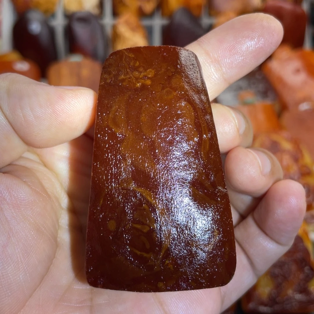 定制琥珀未镶嵌定制款天然琥珀蜜蜡
