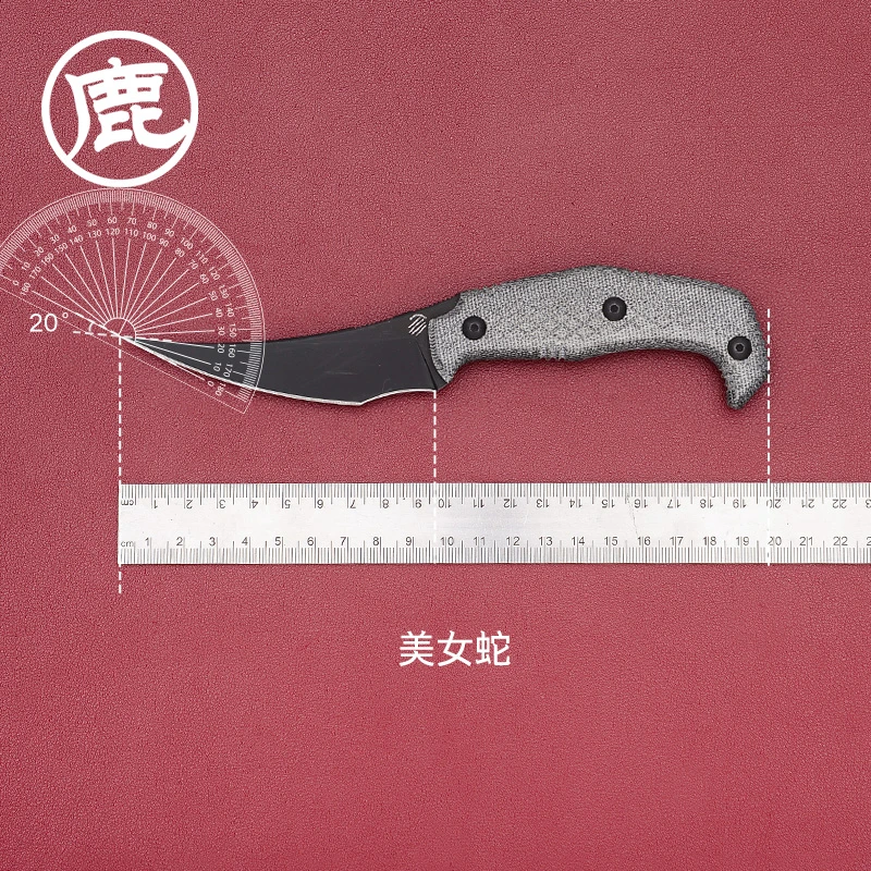 意大利巴斯蒂内利系列美女蛇M390平刃米卡塔柄锋利户外多用途刀