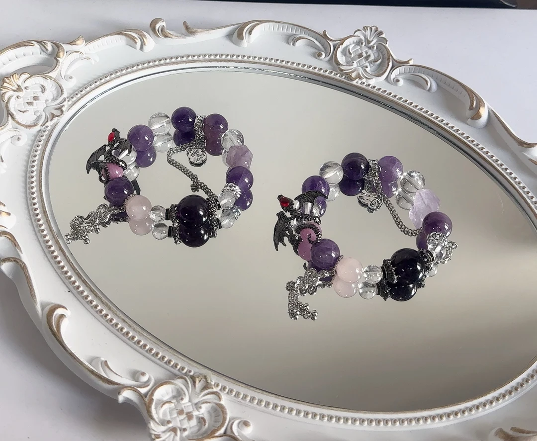 【闭店清仓】天然水晶玛瑙DIY女款手串手链多样性发一