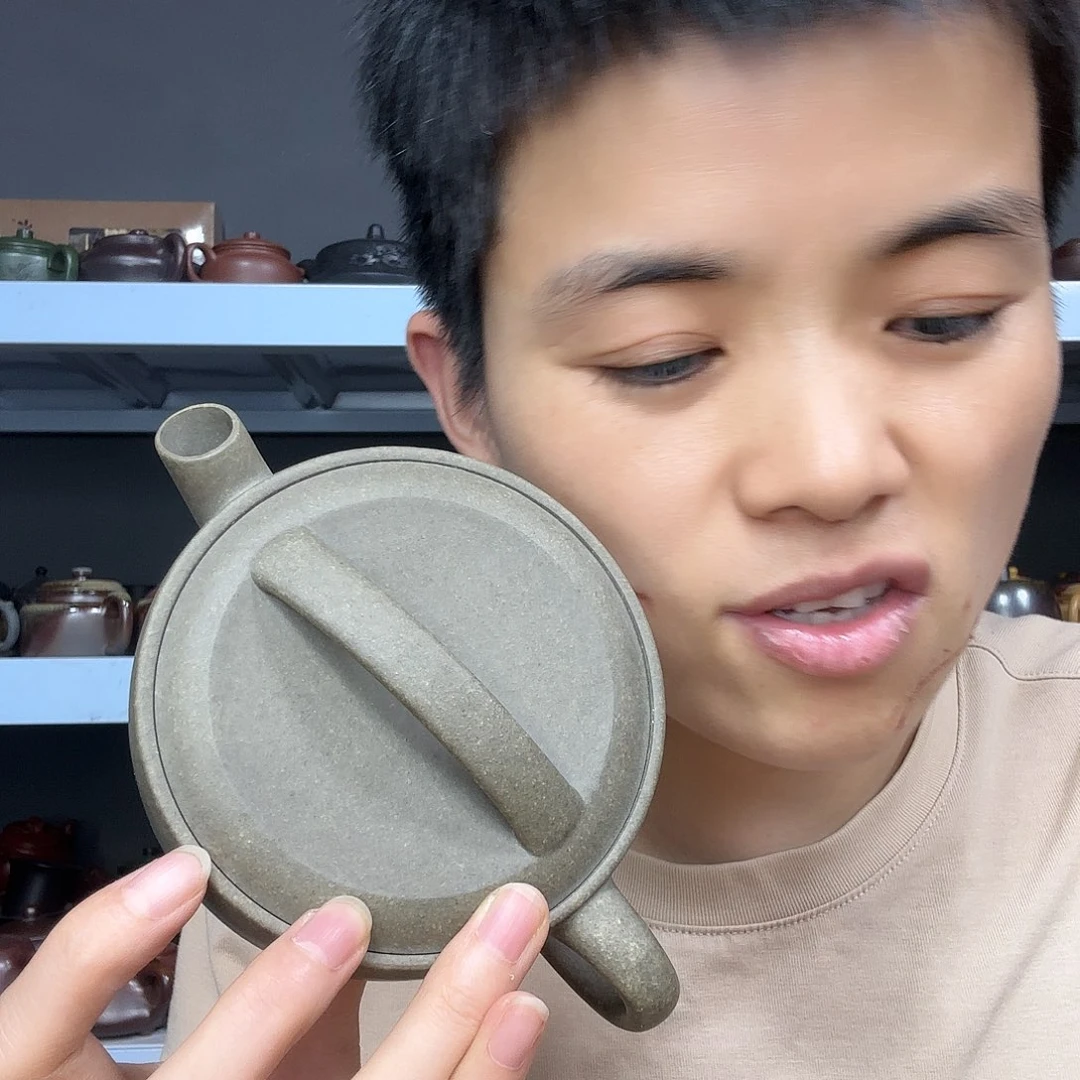 茶壶底槽青民间手艺人全手工制作